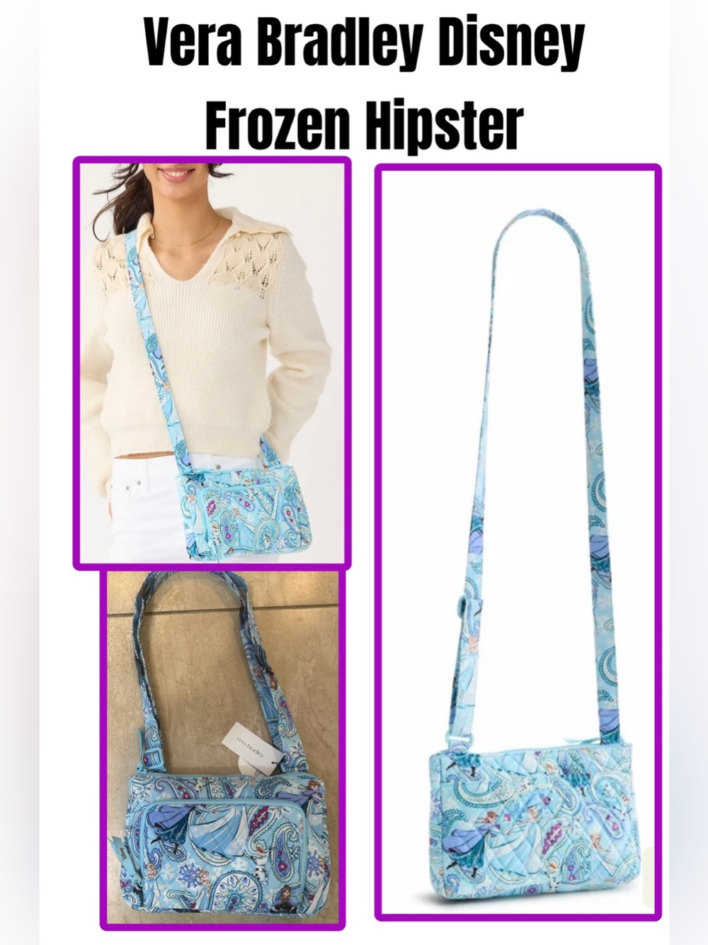 Vera Bradley Disney Frozen Hipster